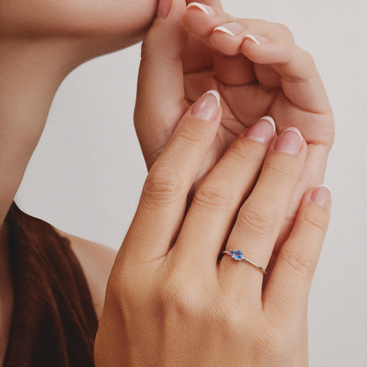 Couple Birthstone Ring