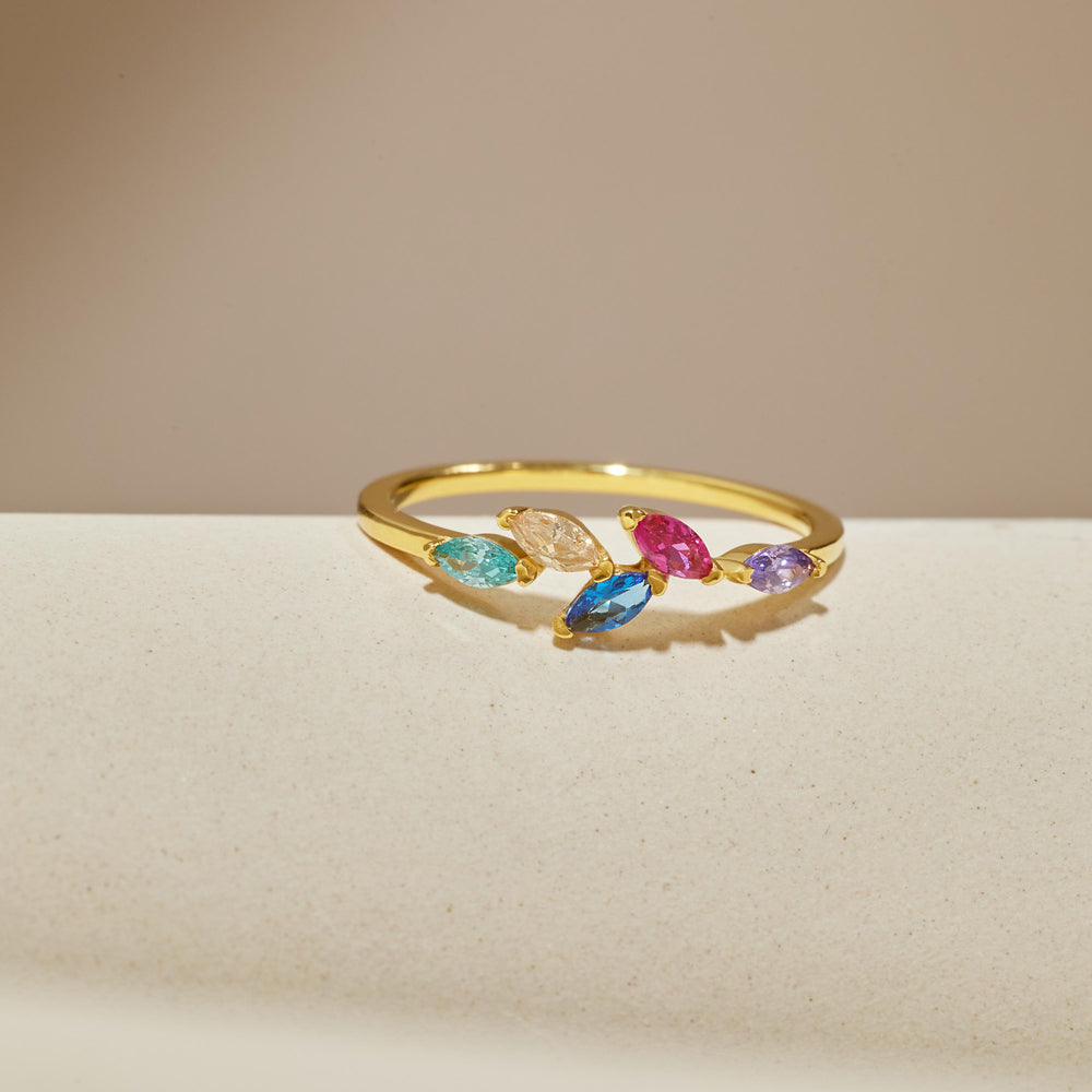 Marquise Birthstone Ring