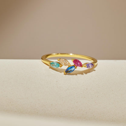 Marquise Birthstone Ring