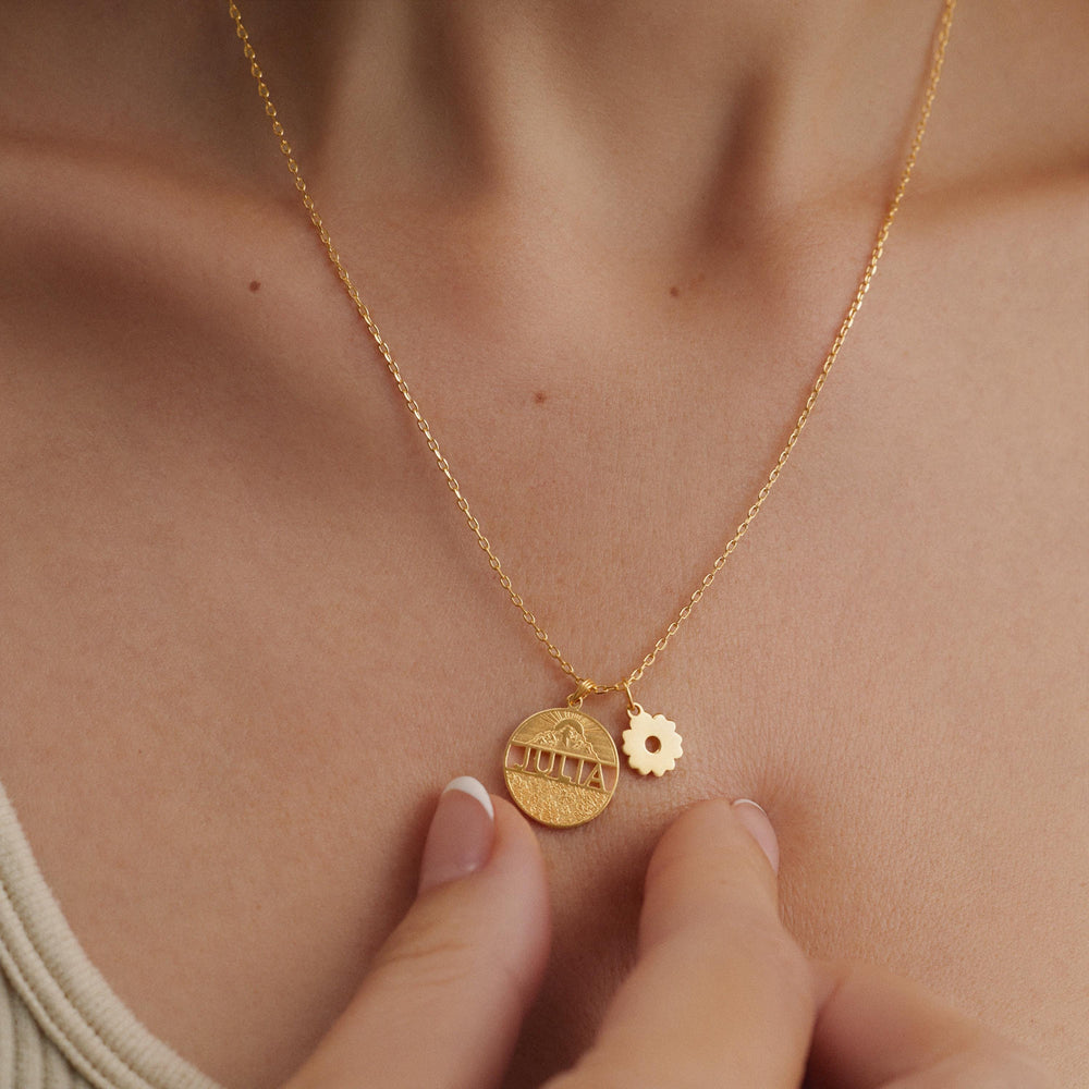 Mom Necklace with Kids Names
