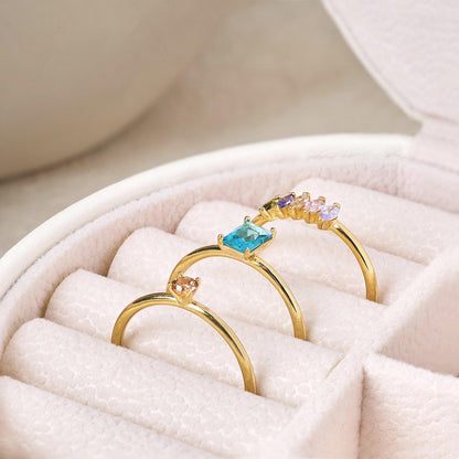 Solitaire Birthstone Ring