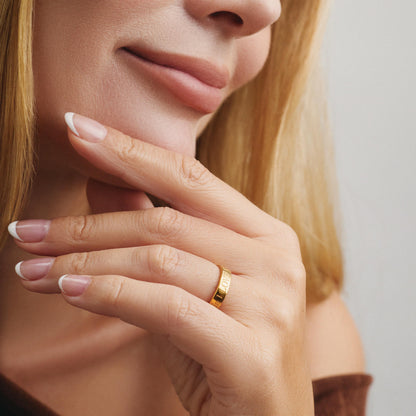 Personalized Fingerprint Ring
