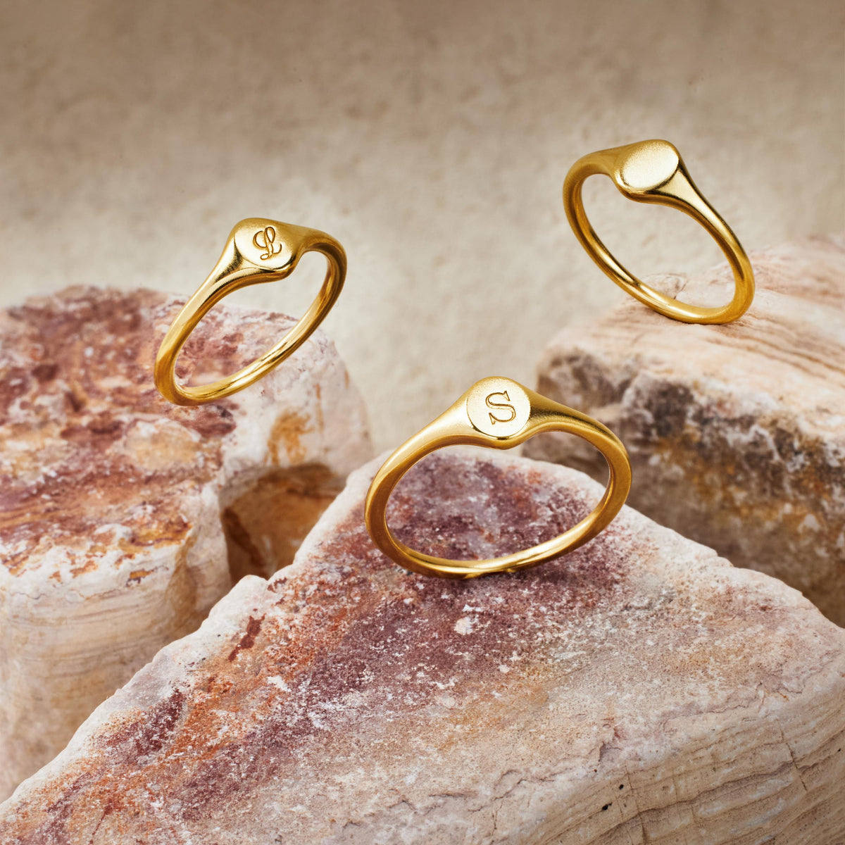 Monogram Signet Ring