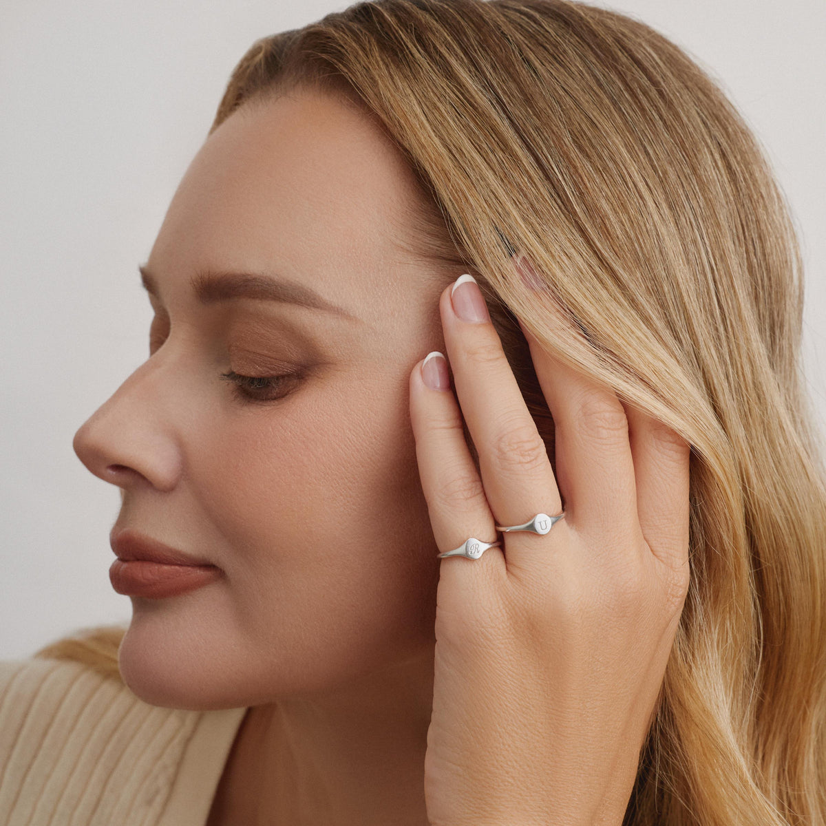 Monogram Signet Ring
