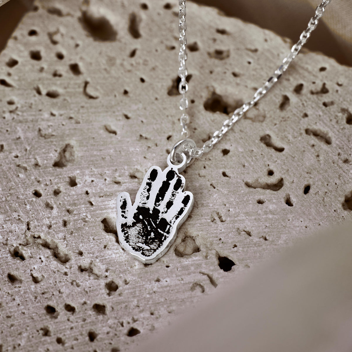 Baby Handprint Necklace