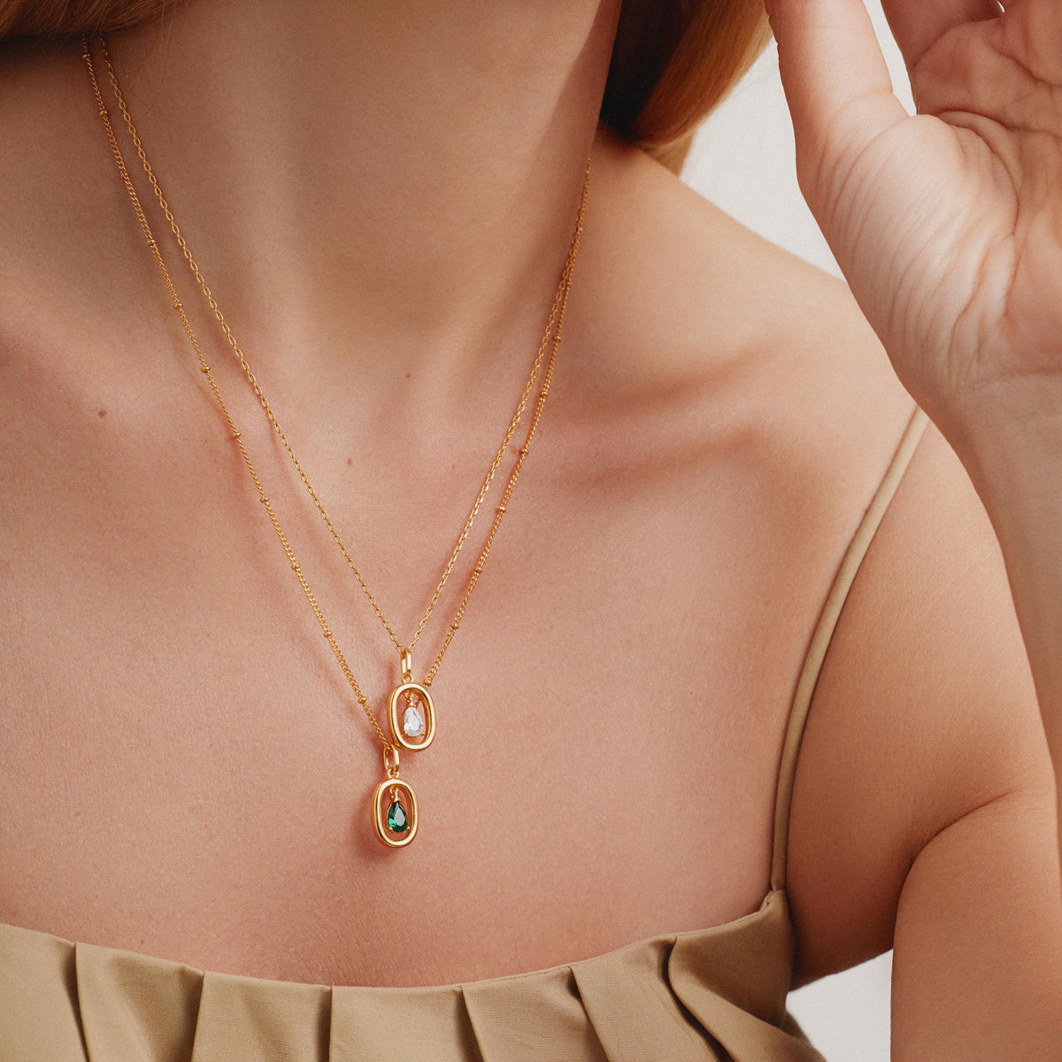 Family Birthstone Necklace