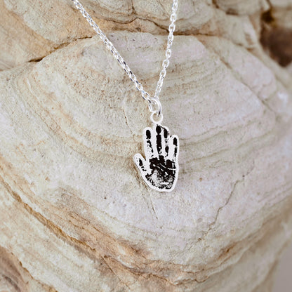 Baby Handprint Necklace