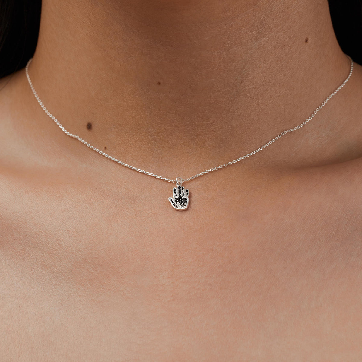 Baby Handprint Necklace