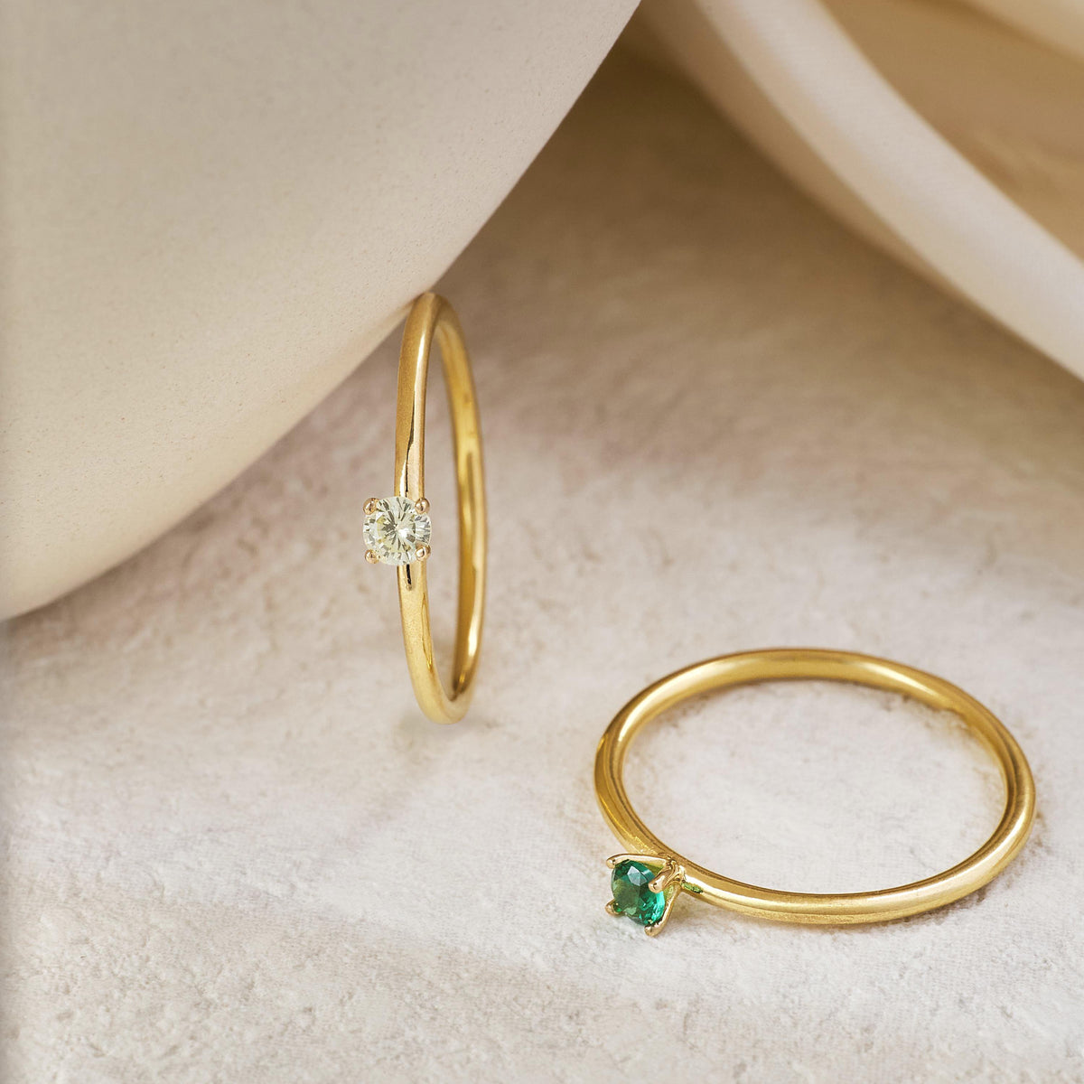Solitaire Birthstone Ring