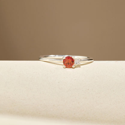 Couple Birthstone Ring