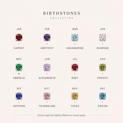 Solitaire Birthstone Ring