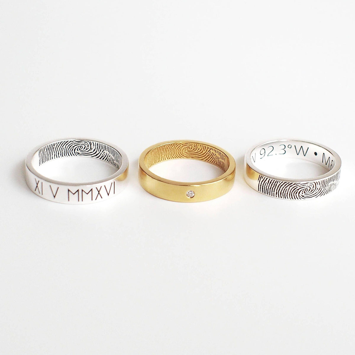 Personalized Fingerprint Ring