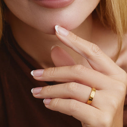 Personalized Fingerprint Ring