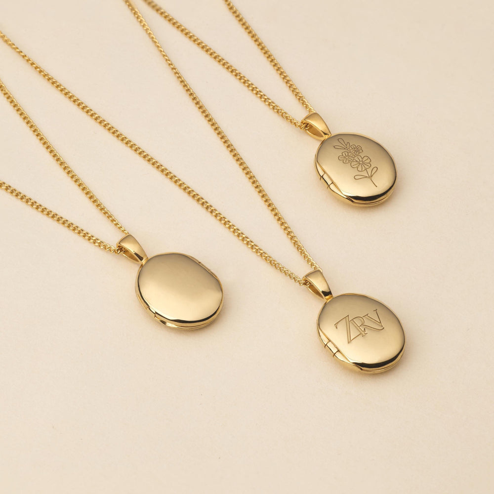 Fingerprint Locket Necklace