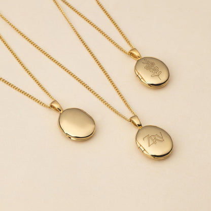Fingerprint Locket Necklace