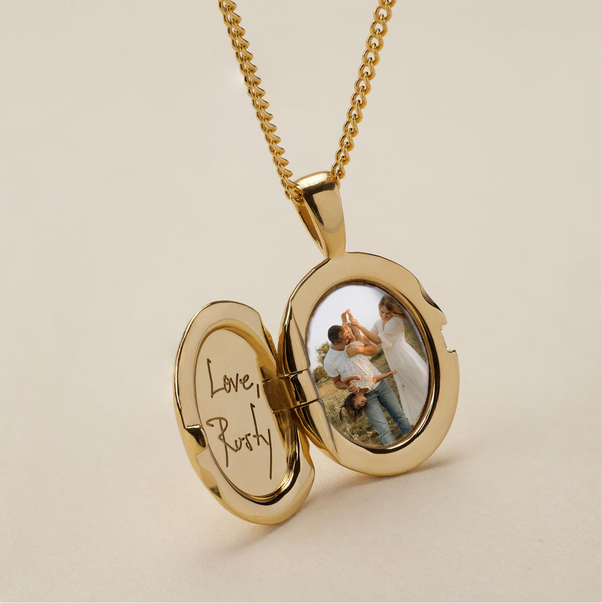 Personalized Oval Locket Jewelry