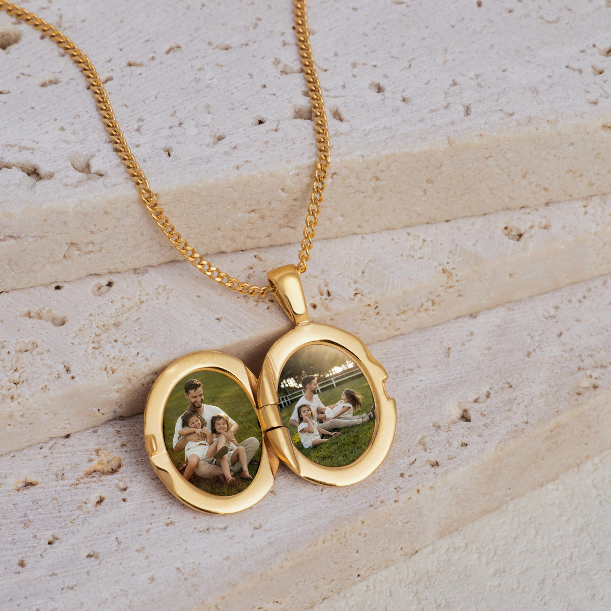 Fingerprint Locket Necklace
