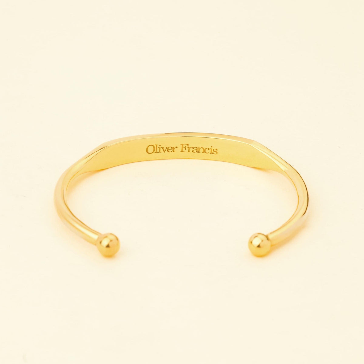 Personalized Bar Cuff Bracelet