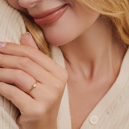Personalized Birthstone Ring