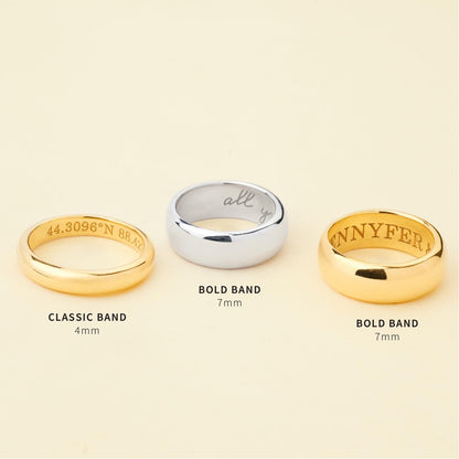 Actual Handwriting Ring