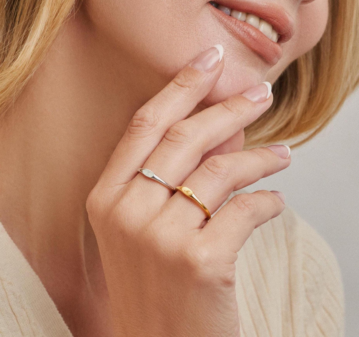 Custom Engraved Name Ring