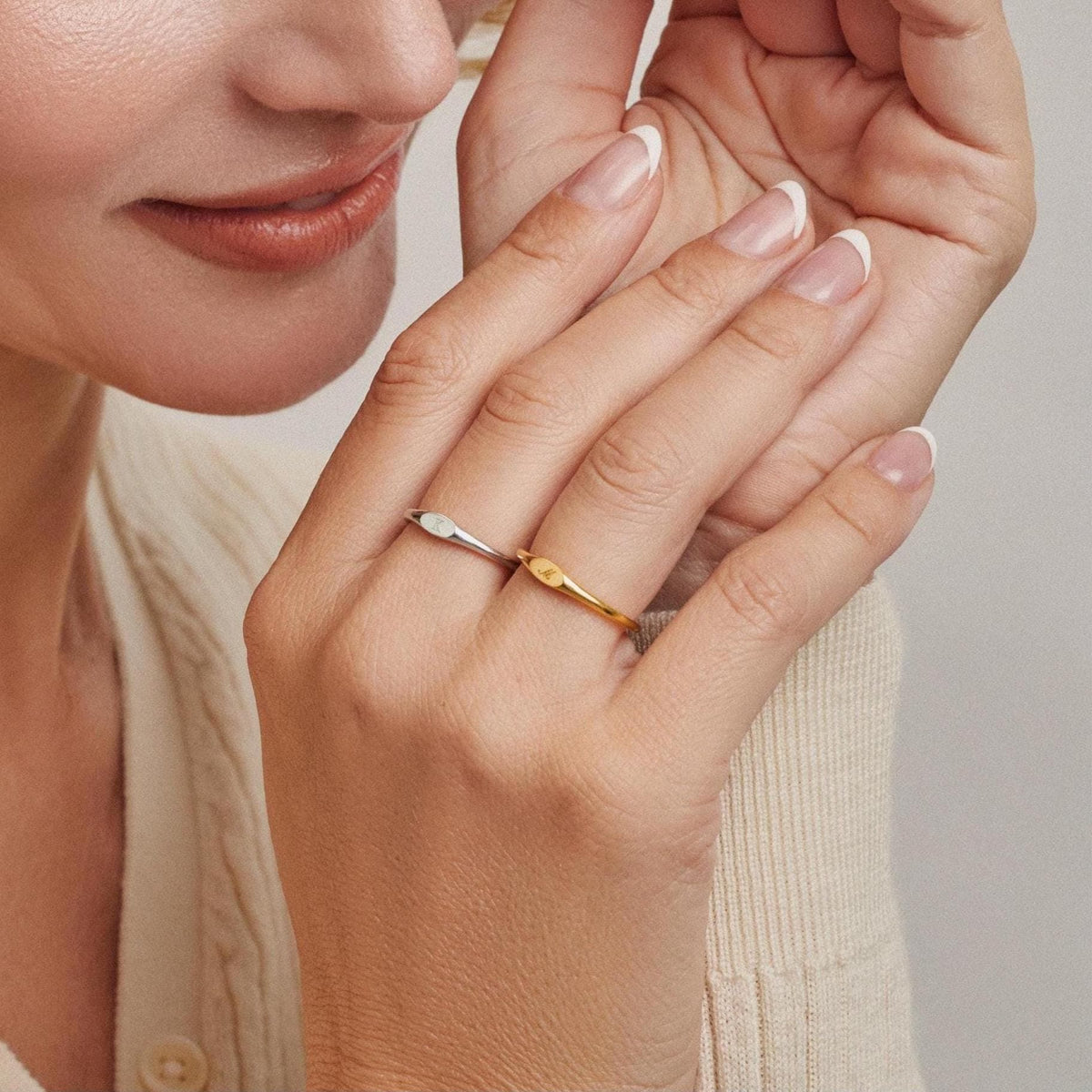 Custom Engraved Name Ring