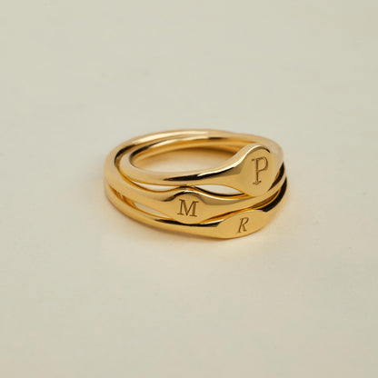Custom Engraved Name Ring