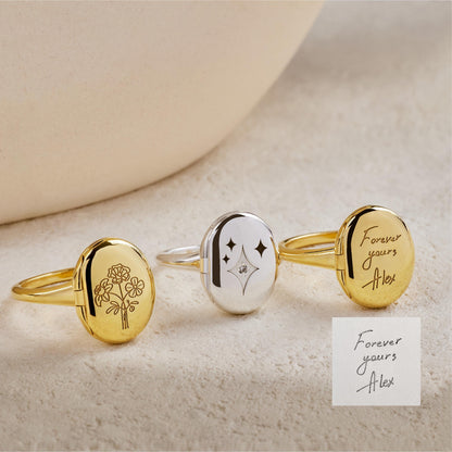 Custom Birthstone Family Ring