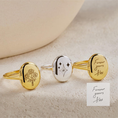 Custom Birthstone Family Ring