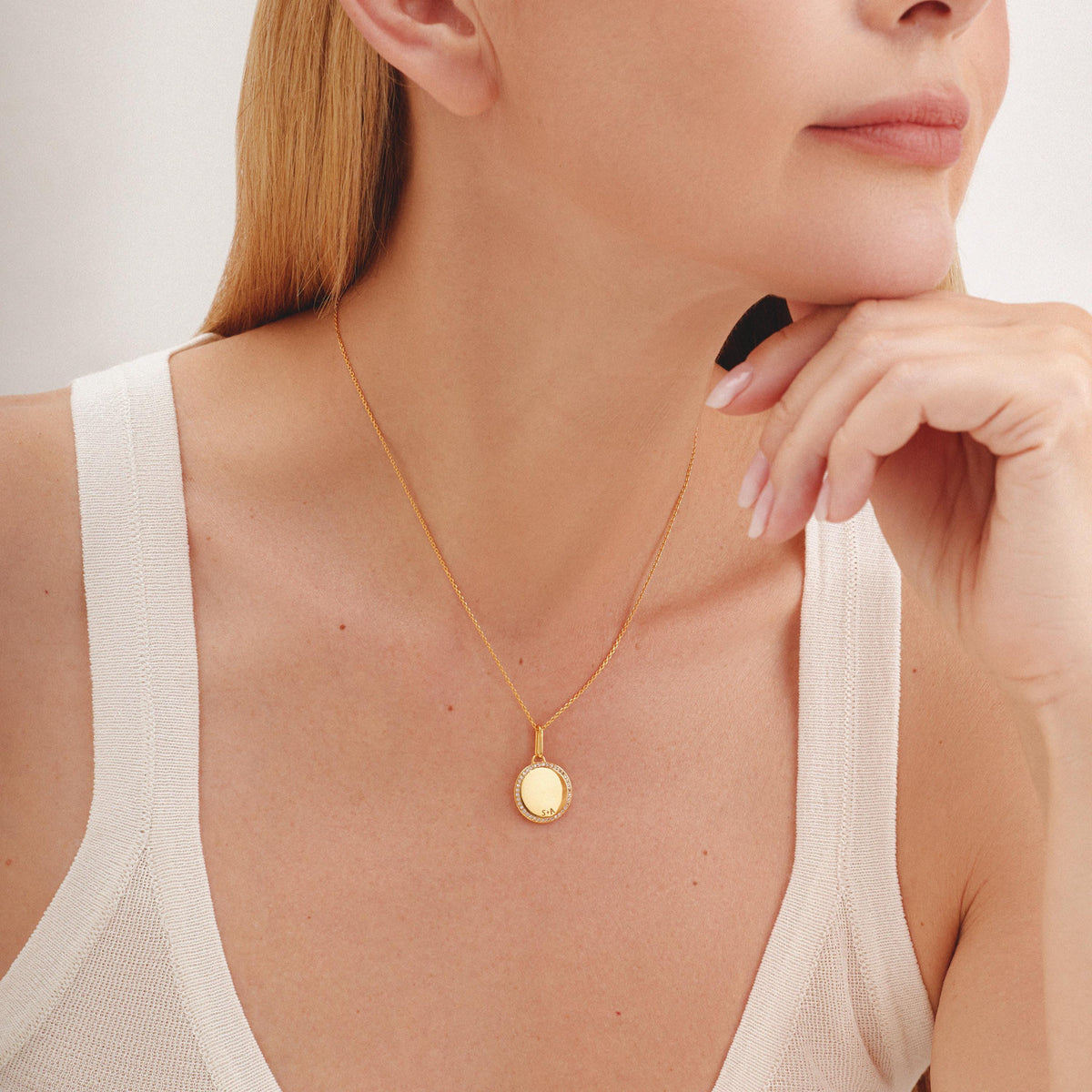 Personalized Medallion Necklace