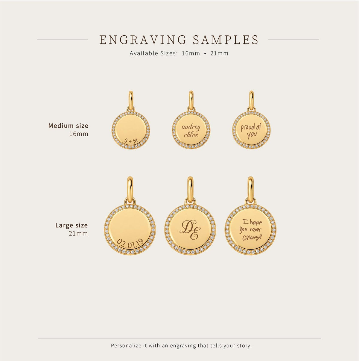 Personalized Medallion Necklace