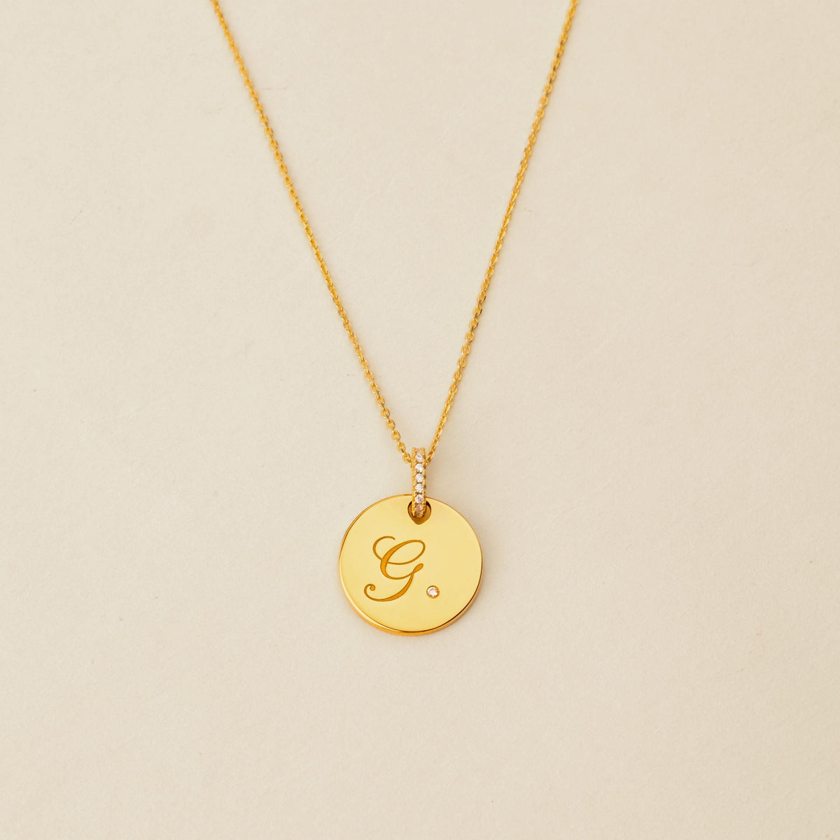 Personalized Round Necklace
