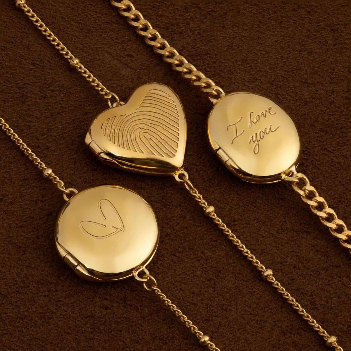 Fingerprint Locket Necklace