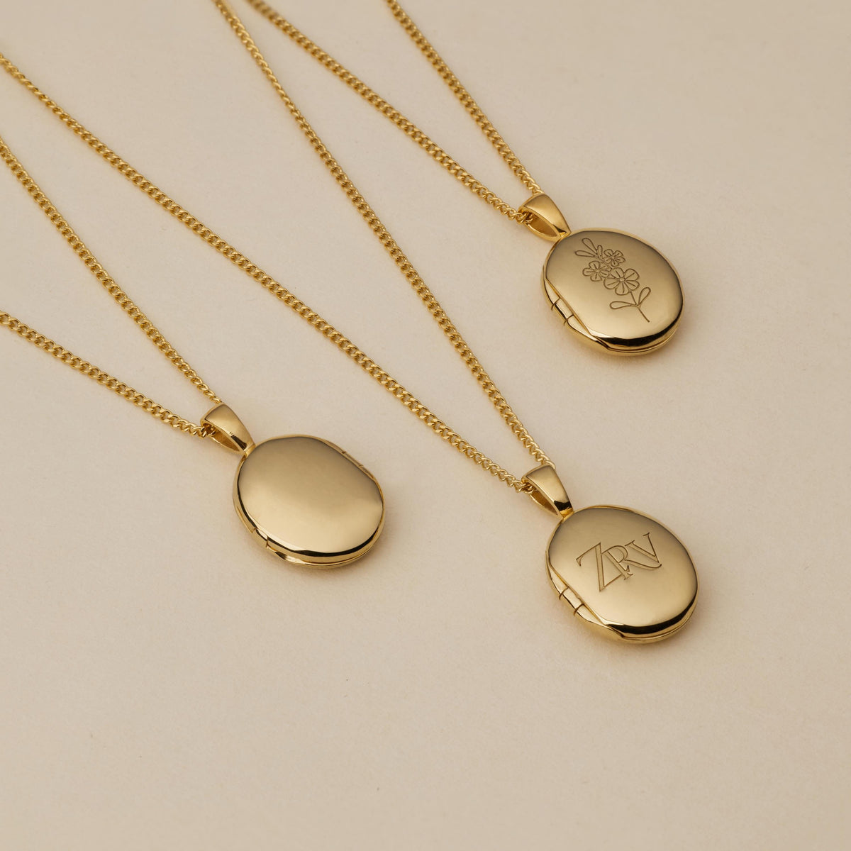Personalized Oval Locket Jewelry