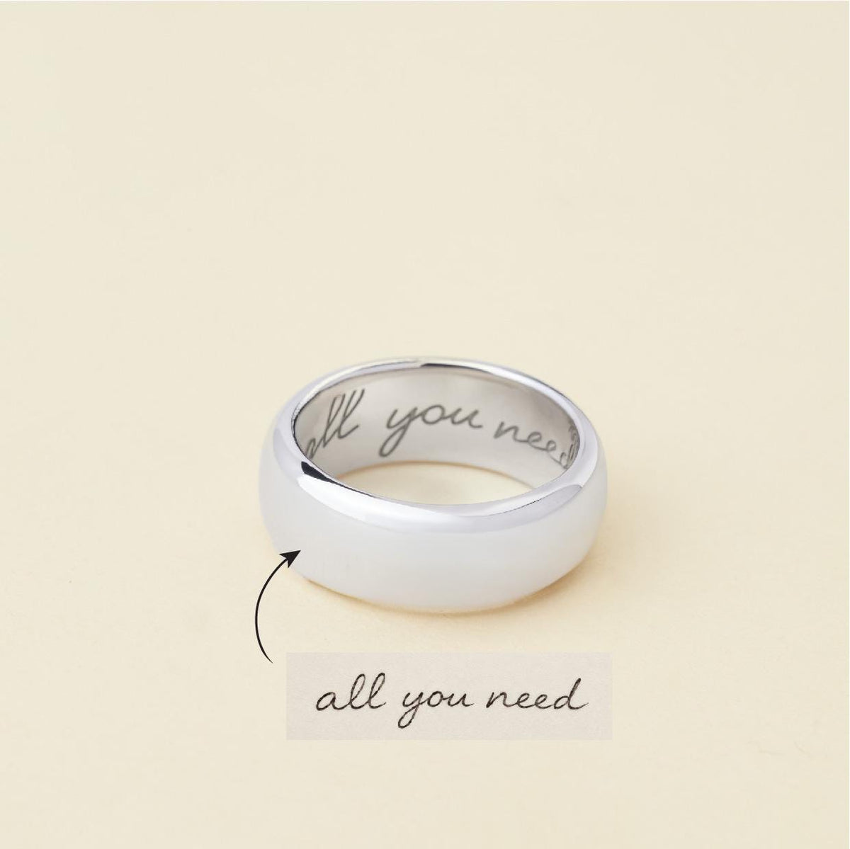 Personalized Band Ring