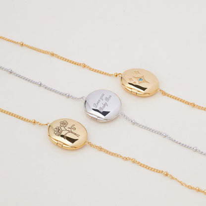 Personalized Oval Locket Jewelry