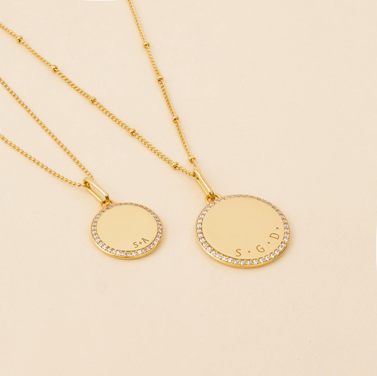 Personalized Medallion Necklace