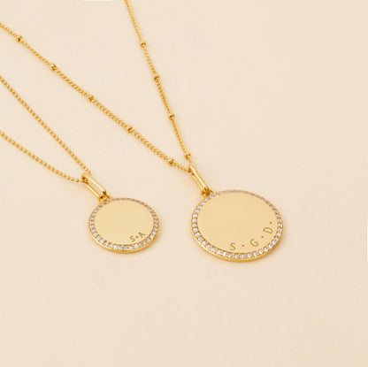 Personalized Medallion Necklace