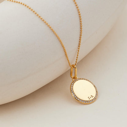 Personalized Medallion Necklace