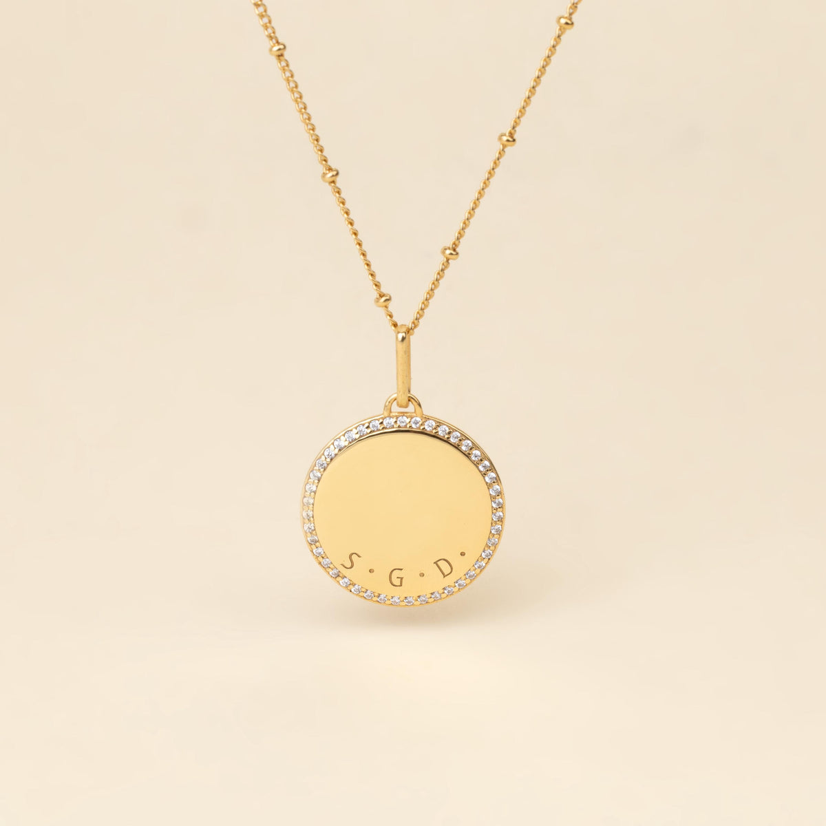 Personalized Medallion Necklace