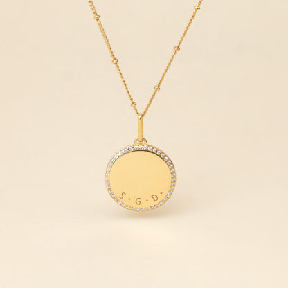 Personalized Medallion Necklace