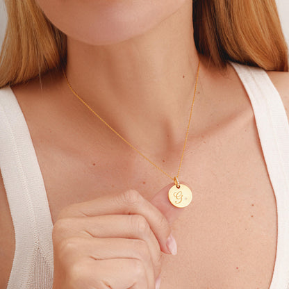 Personalized Round Necklace