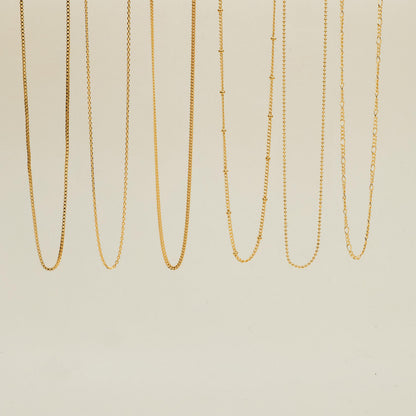 Gold & Rhodium Necklace Chain