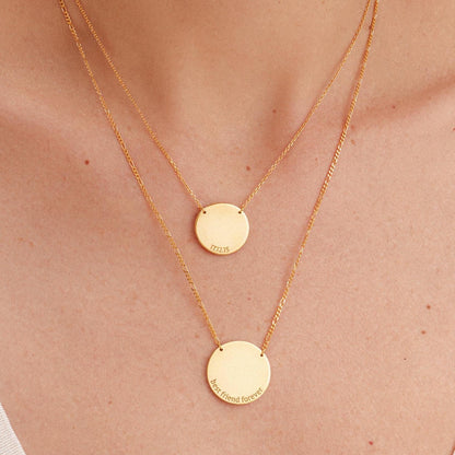 Personalized Disc Necklace