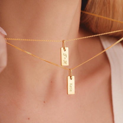 Personalized Bar Necklace