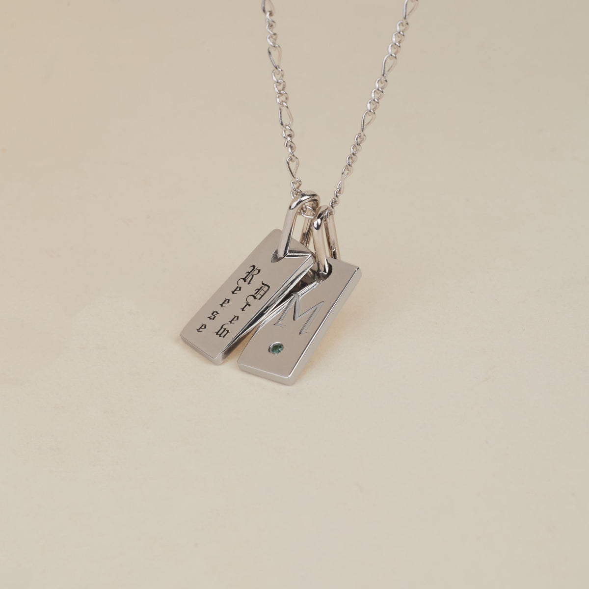 Personalized Engraved Bar Necklace