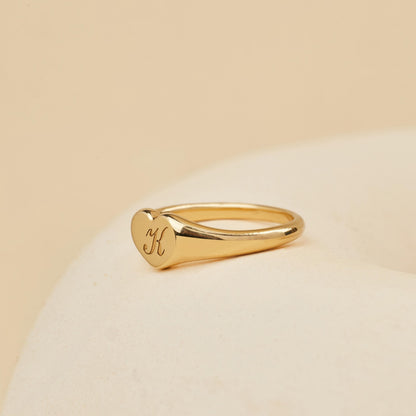 Heart Signet Ring