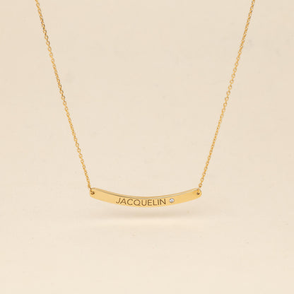 Curved Bar Necklace