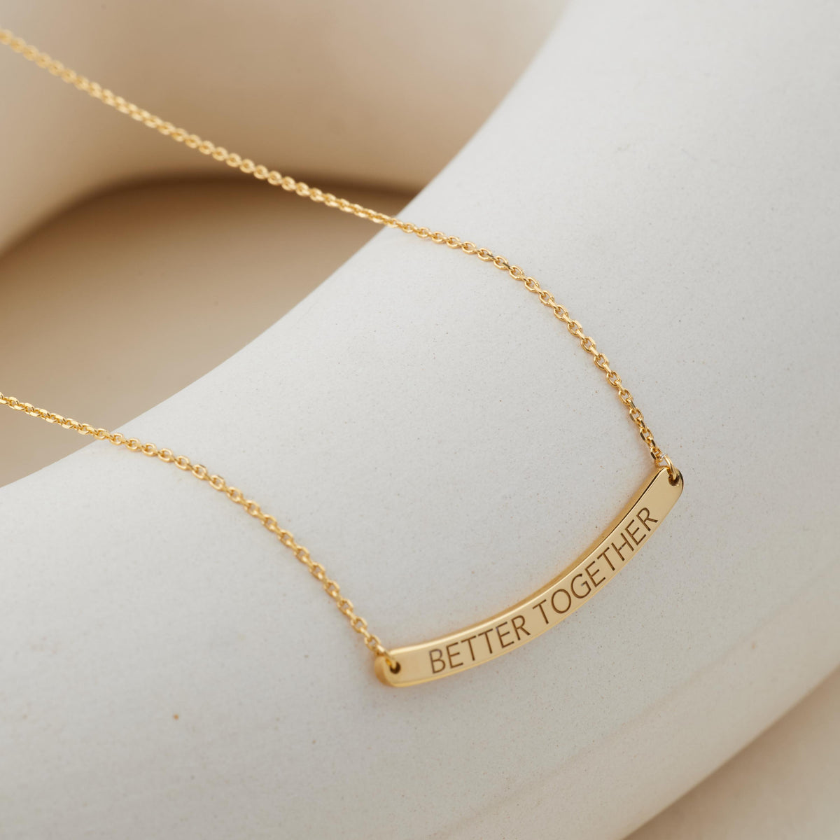Curved Bar Necklace