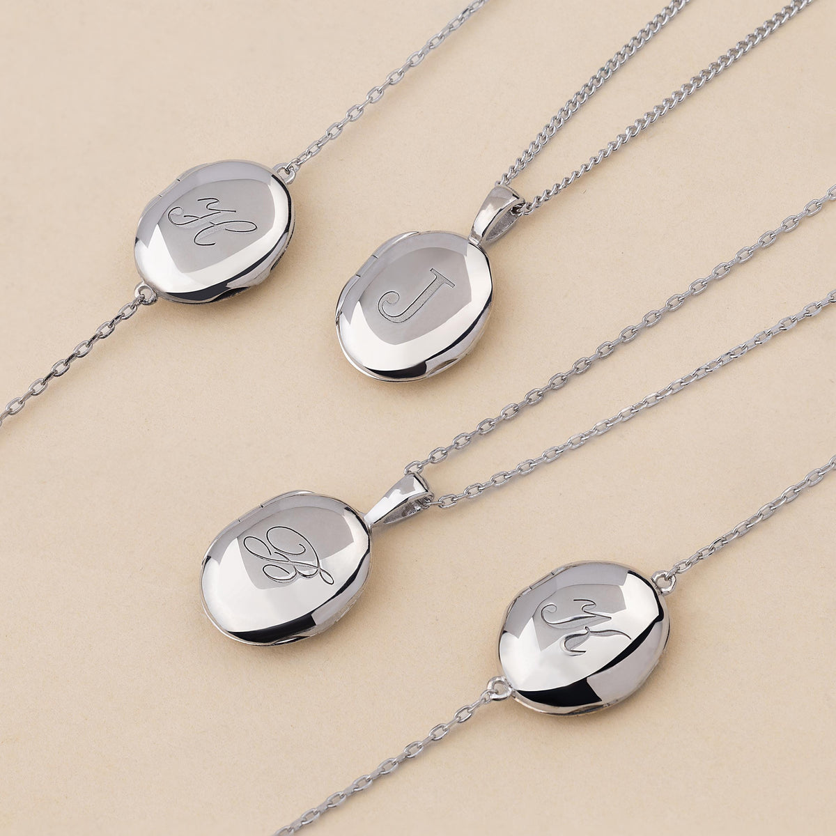 Personalized Initial Locket Necklace
